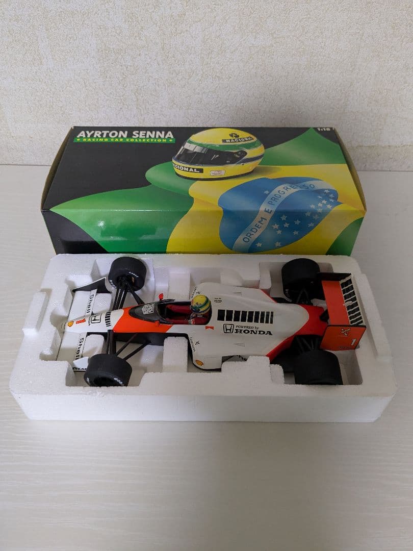 F1 アイルトン・セナ 1/18 マクラーレン MP4/5 1989年