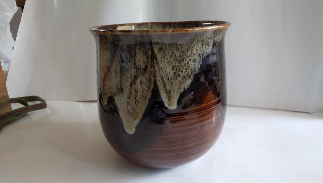 朝鮮唐津 水指 青柳翠峯 高取焼 裏千家 井口海仙 書付 花押入 真塗蓋付 美品