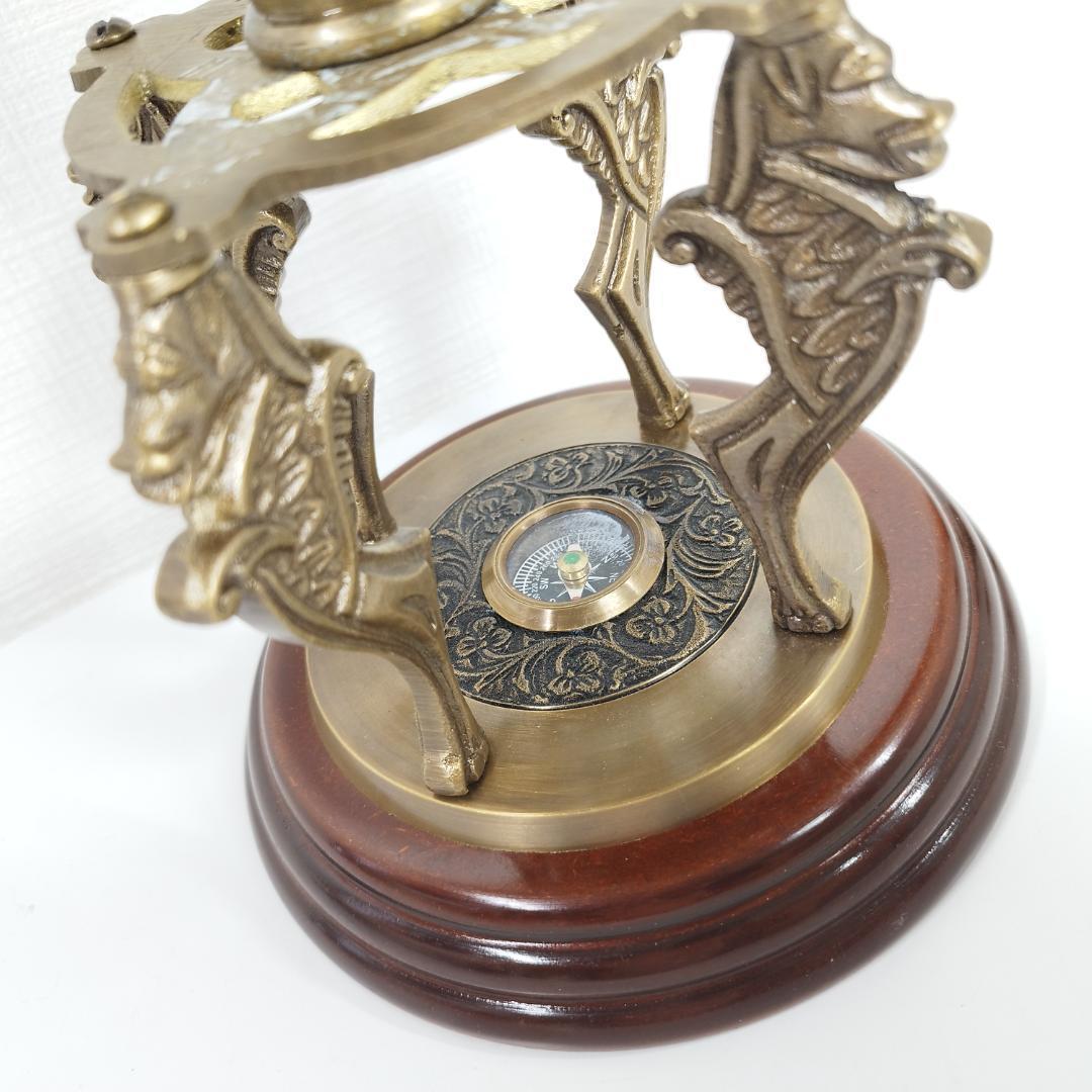 真鍮製星座地球儀球 アンティーク仕上げ ディスプレイ インテリア テー h4S3