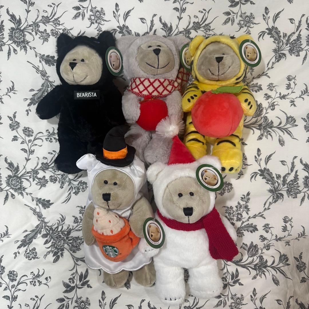 【Starbucks】ベアリスタ ぬいぐるみセット