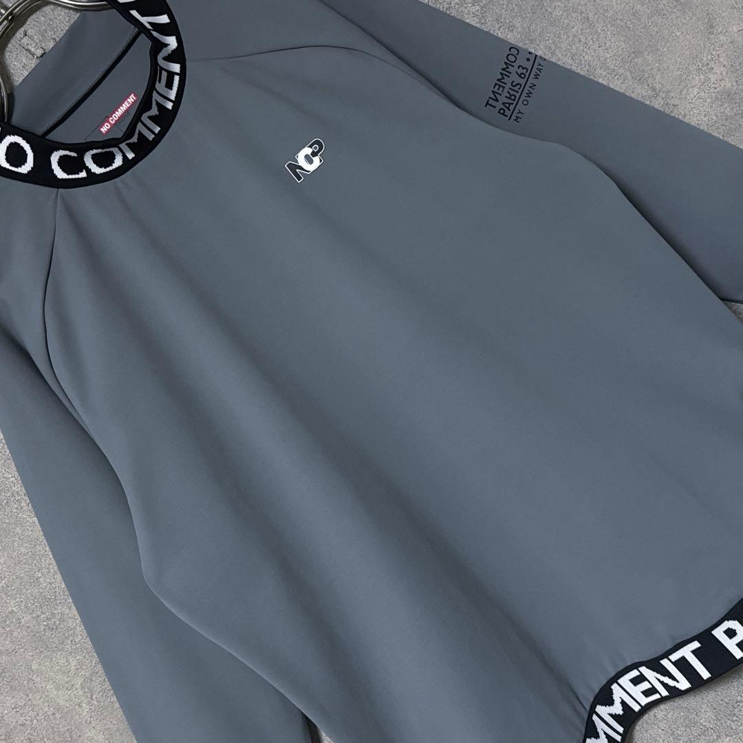 NO COMMENT PARIS ノーコメントパリ モックネック 長袖 シャツ