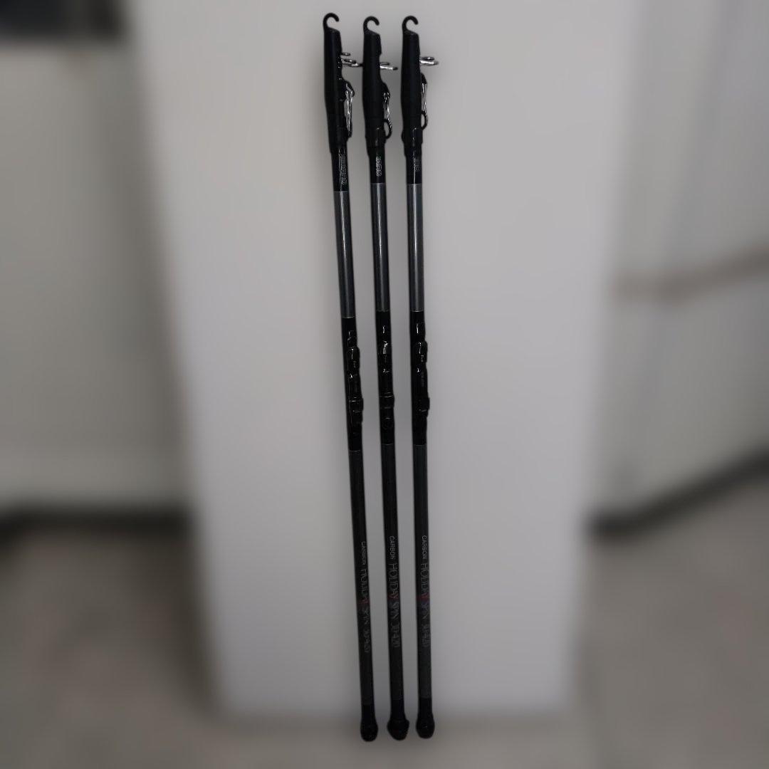 シマノ 30-420 投げ竿 カーボン製３本セット