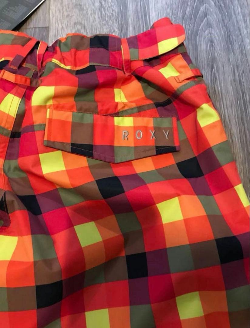 ロキシー ROXY スノーボード ウェア レディース パンツ　チェック　　上下