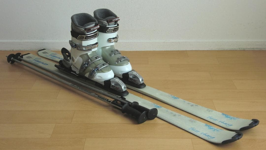 ■■送料無料■HEAD■女性用スキーフルセット■板142靴24.5■メンテ付■■