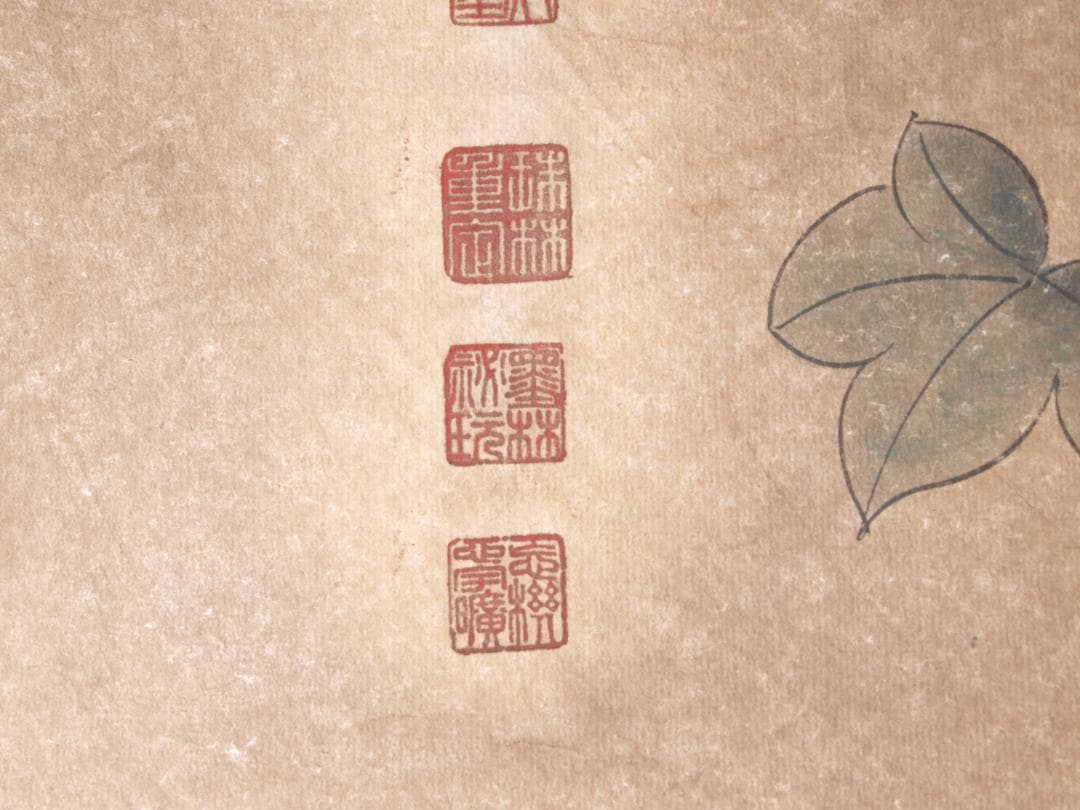 【骨董掛け軸】美女図 肉筆保證 捲り 中国古美術   AK532A12-1