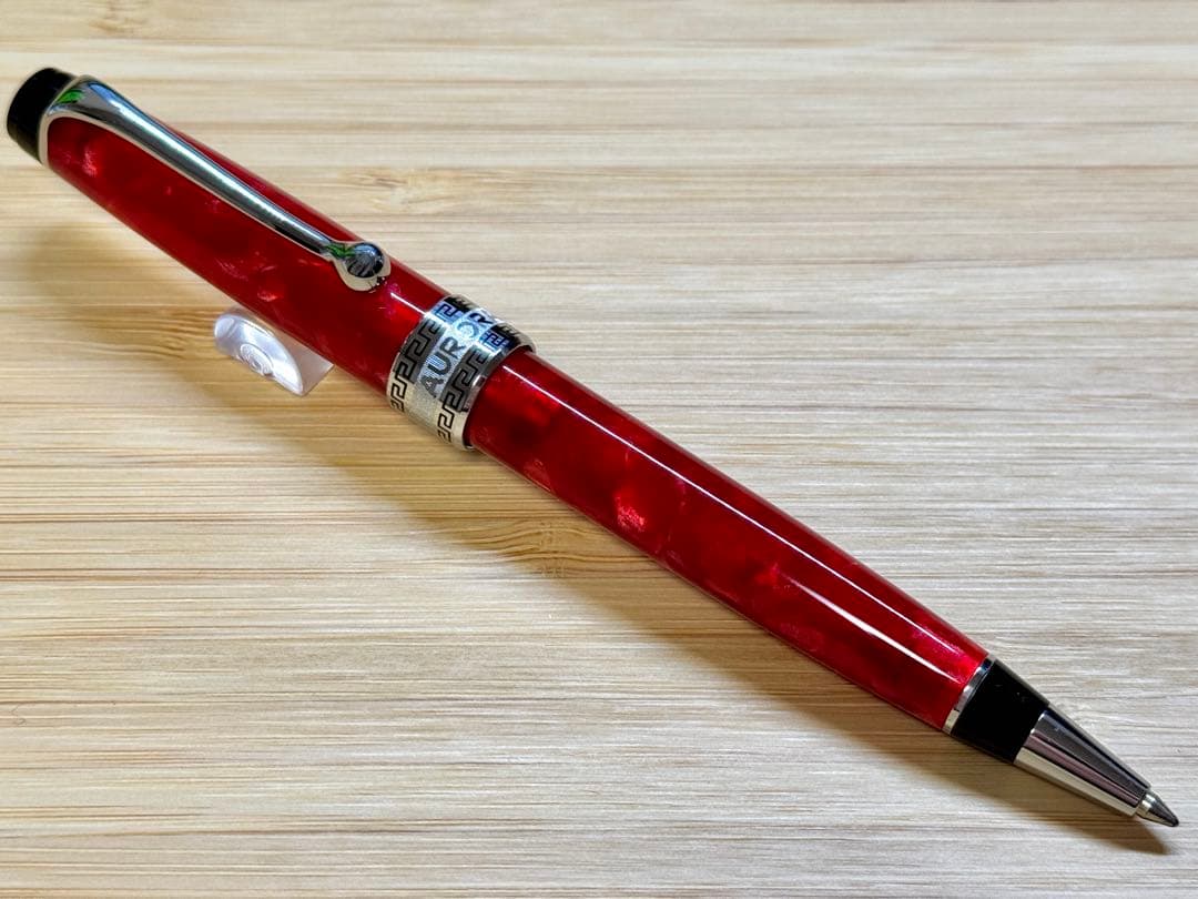 【美品】 アウロラ AURORA オプティマ ボールペン ロッソ 赤軸