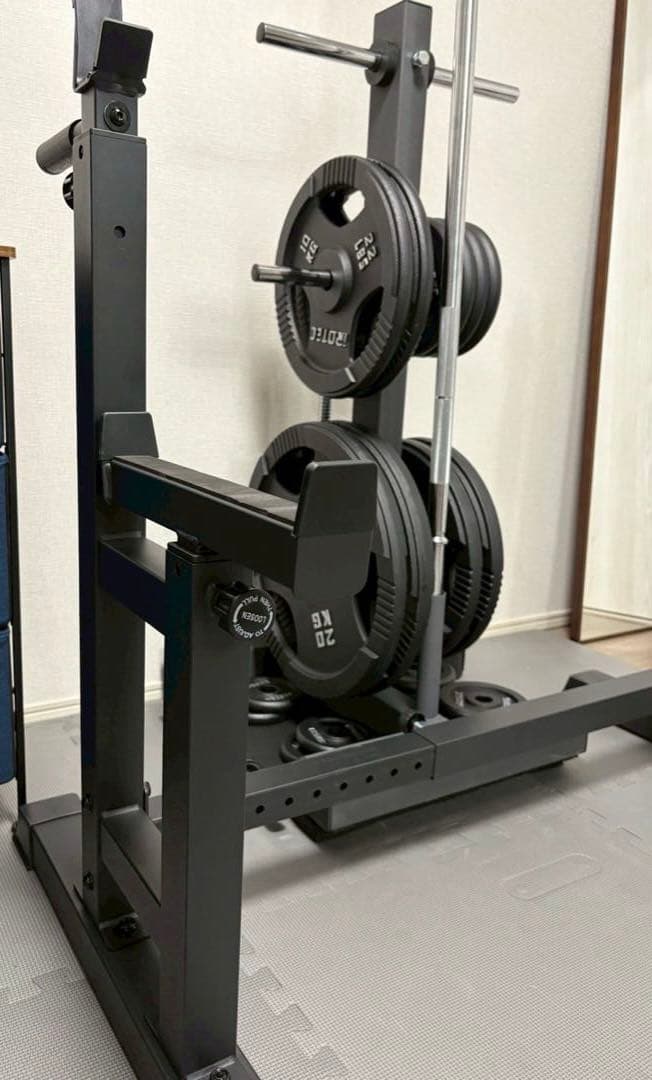 【横浜市直接引渡のみ】本格ホームジムセット：IROTEC バーベル140KG他