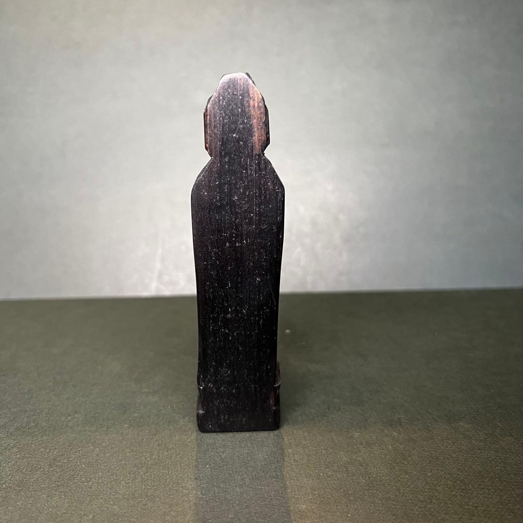 ◎江戸期 木彫木造 御守地蔵尊【六道一尊・念持仏】◎円空仏◎仏教美術古美術骨董◎