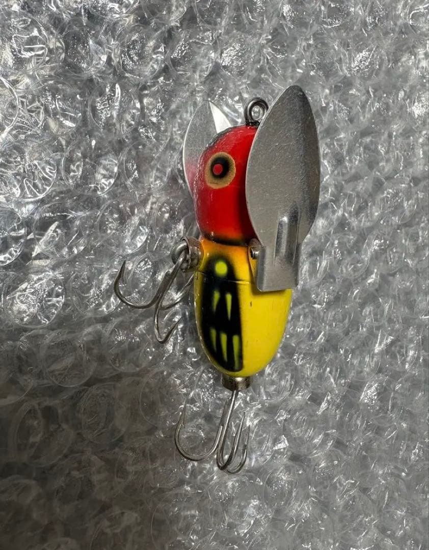 ヘドン　タイニークレイジークローラー　逆目　アンダーアイ　超希少　HEDDON