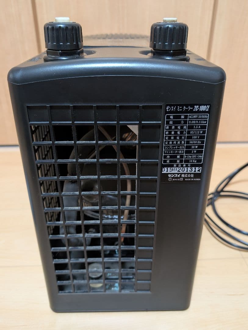 ZC-100α　2019年製造　ゼンスイ　水槽用クーラー　ZC−１００α