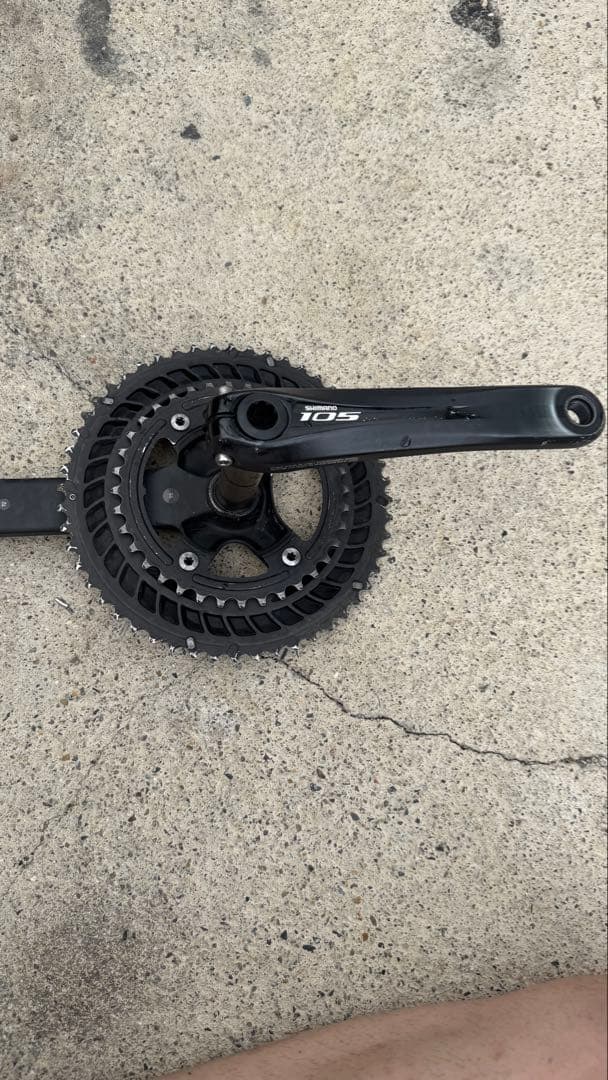 Shimano 105クランク 52-36 170