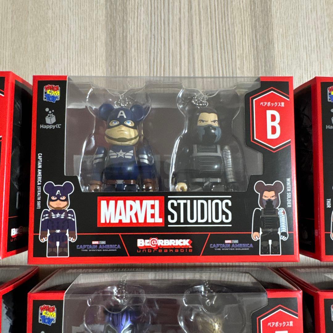 れ*お様 値下中MARVEL STUDIOS BE@RBRICK ハッピーくじA