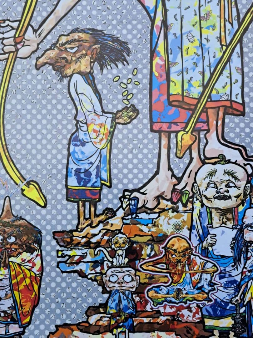 村上隆　魂の譲渡　ポスター　アート　人気画家　(草間彌生　奈良美智)