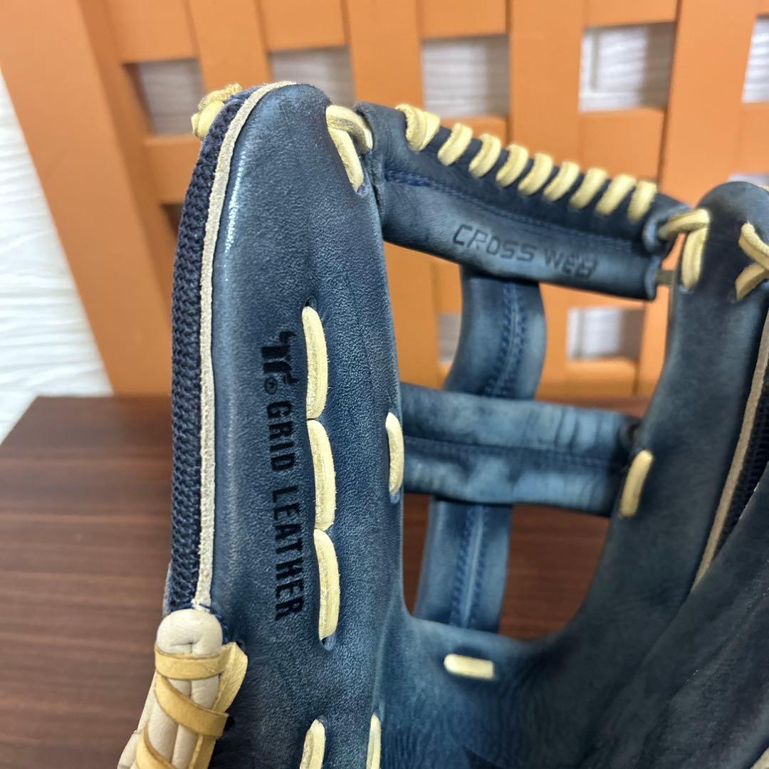 ミズノ タフィローズモデル 限定品 Mマークラベル 激レア 外野用 軟式グローブ