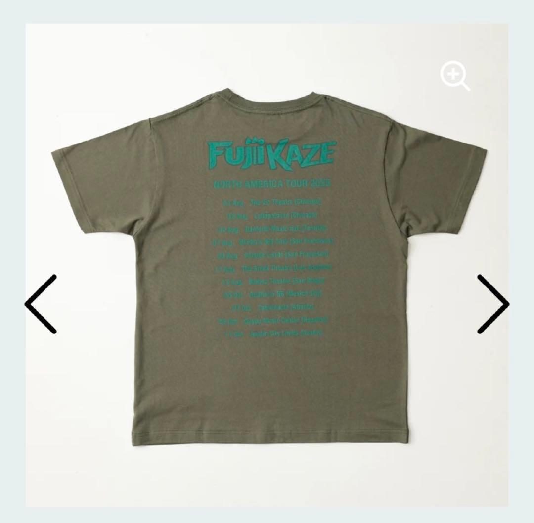 藤井風　北米ツアー限定　ポテチシャツ