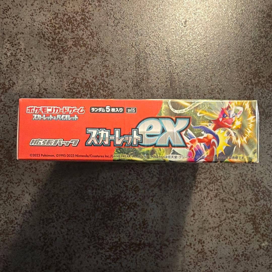 ポケモンカードゲーム スカーレットex 1BOX シュリンク付き