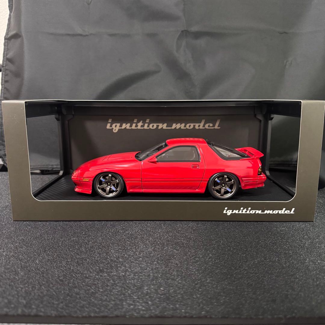 イグニッションモデル1/18 RX7 FC3S Red IG0218 廃盤レア