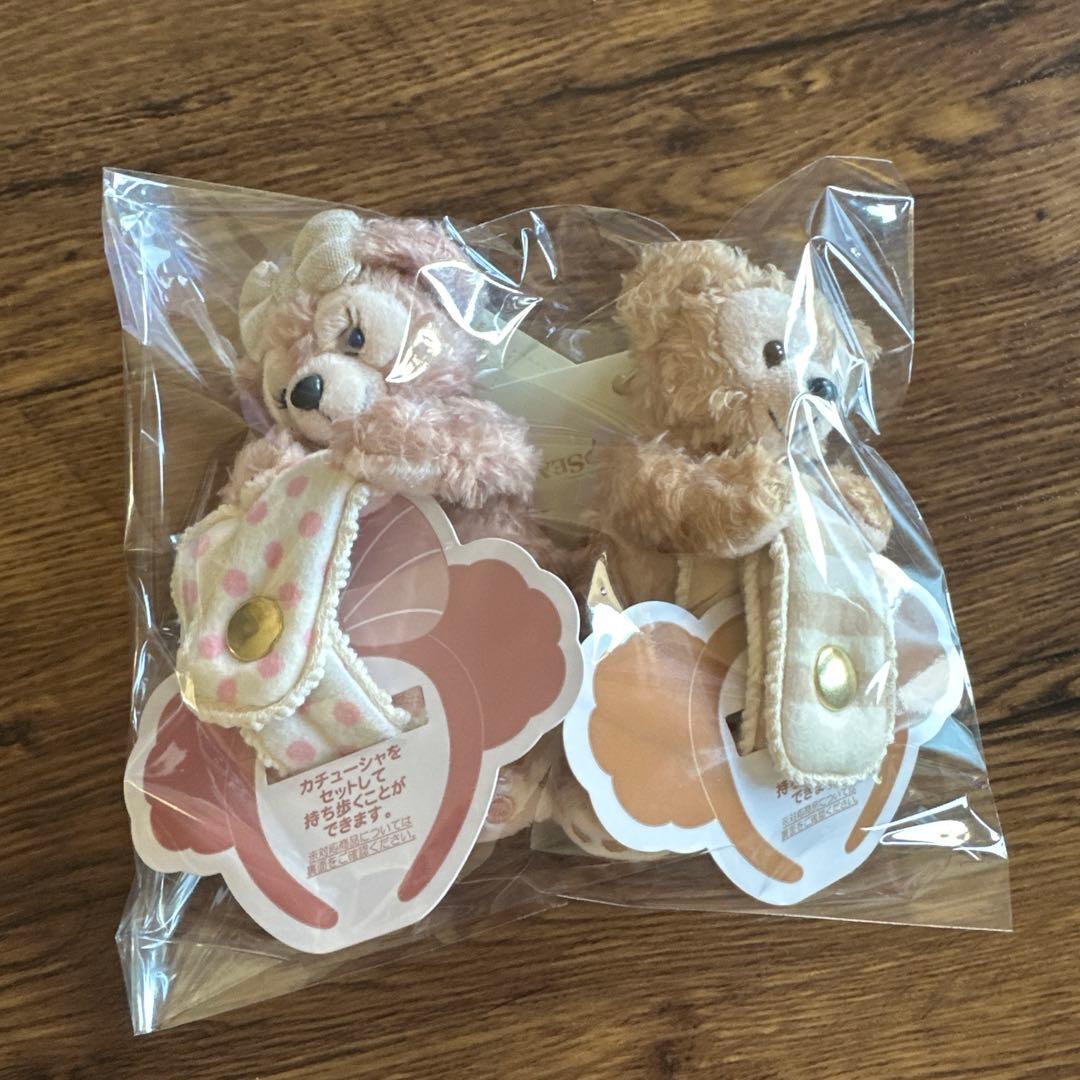 新品ディズニーシー購入ダッフィー&シェリーメイ　ぬいぐるみカチューシャホルダー
