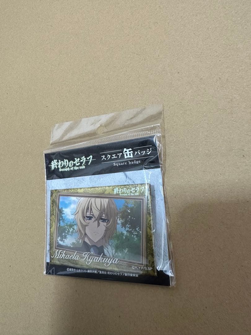 終わりのセラフ　スクエア缶バッジ