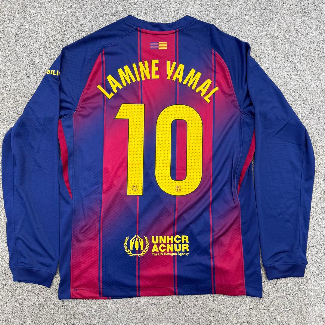 FC Barcelona 長袖ホームユニ Lamine Yamal