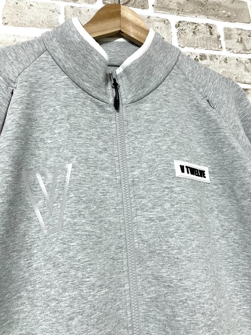 【ゆったりサイズ✨】V12 メンズ フルジップジャケット XL グレー
