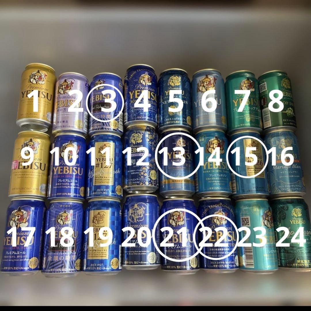 【空き缶】プレミアムエビスビール缶　26缶セット