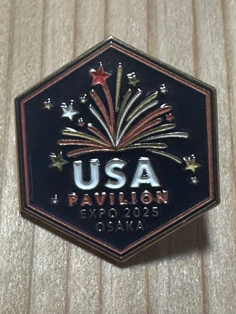 【激レア非売品】USA パビリオン Expo 2025 Osaka ピンバッジ
