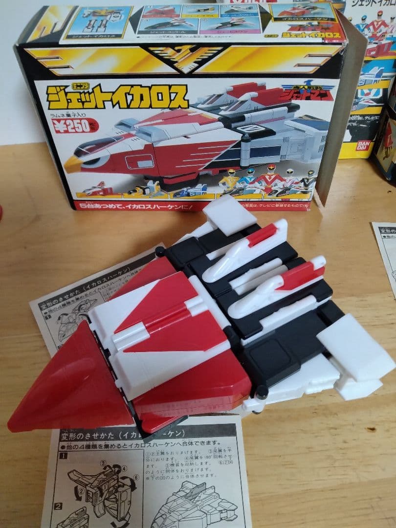 日*4様 鳥人戦隊ジェットマン　ジェットイカロス 5セット 食玩