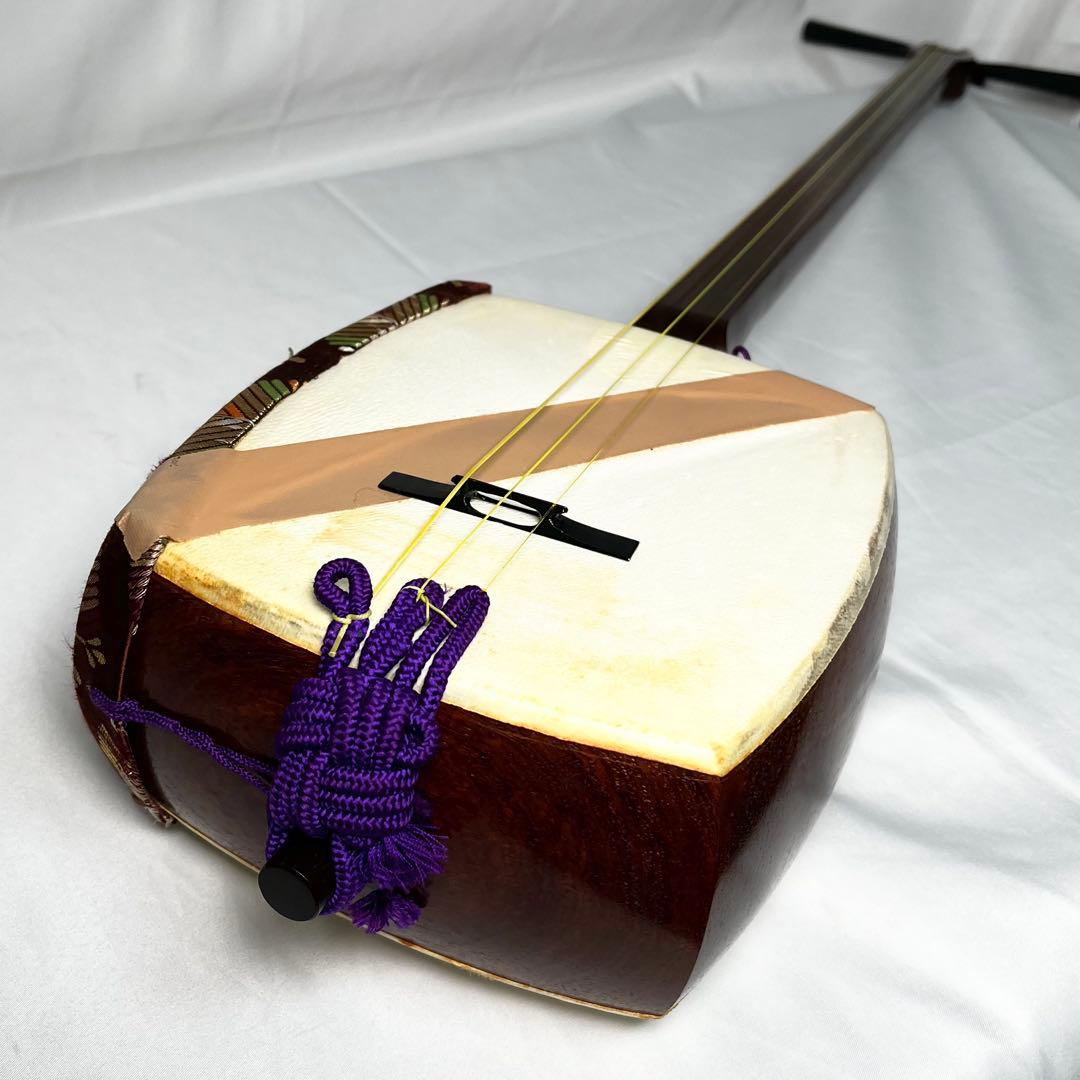 b*n様 三味線 中棹 東さわり ケース 歌集付き　オークション