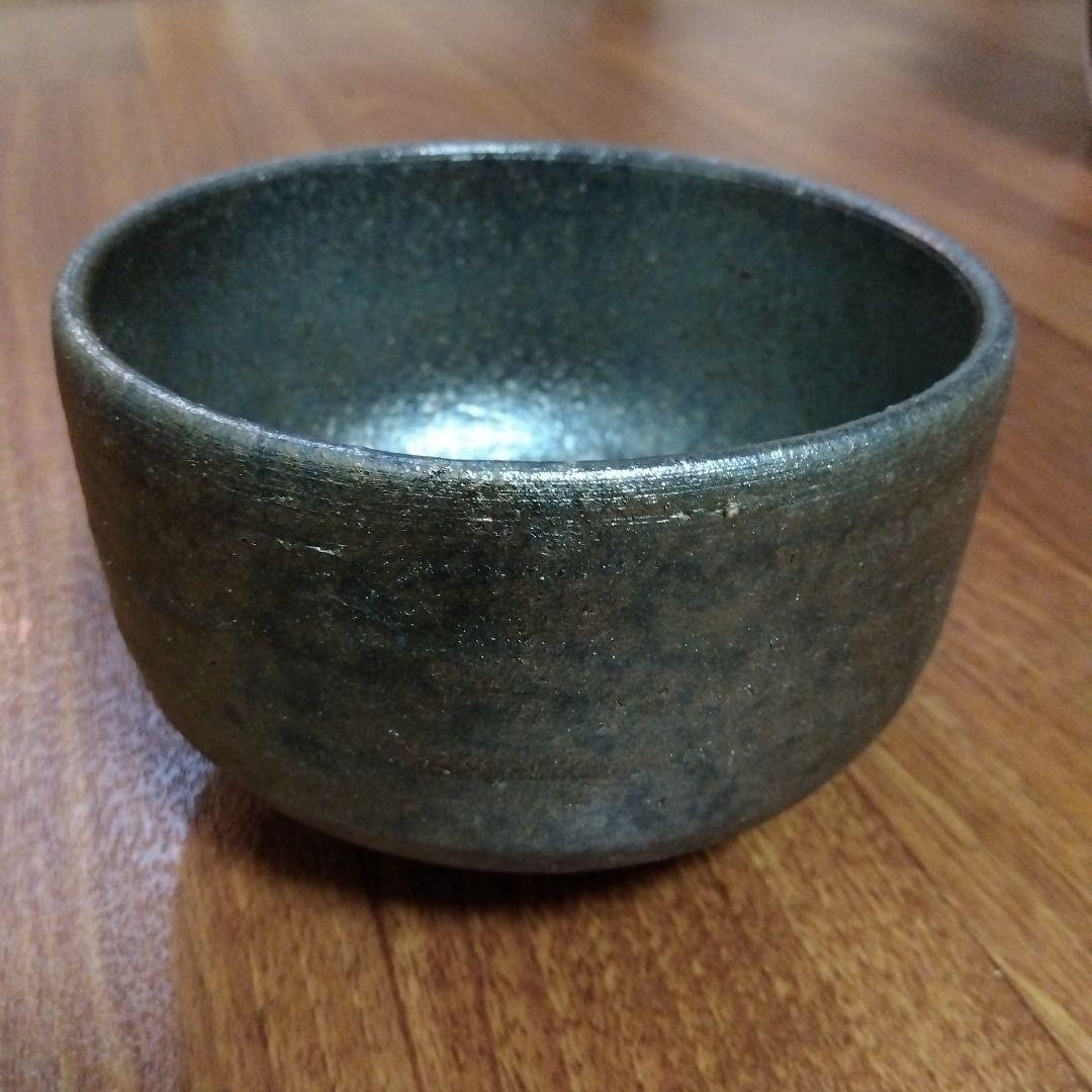 【レア】銀色茶碗 シルバーカラー SILVER COLOR 抹茶茶碗 茶道具