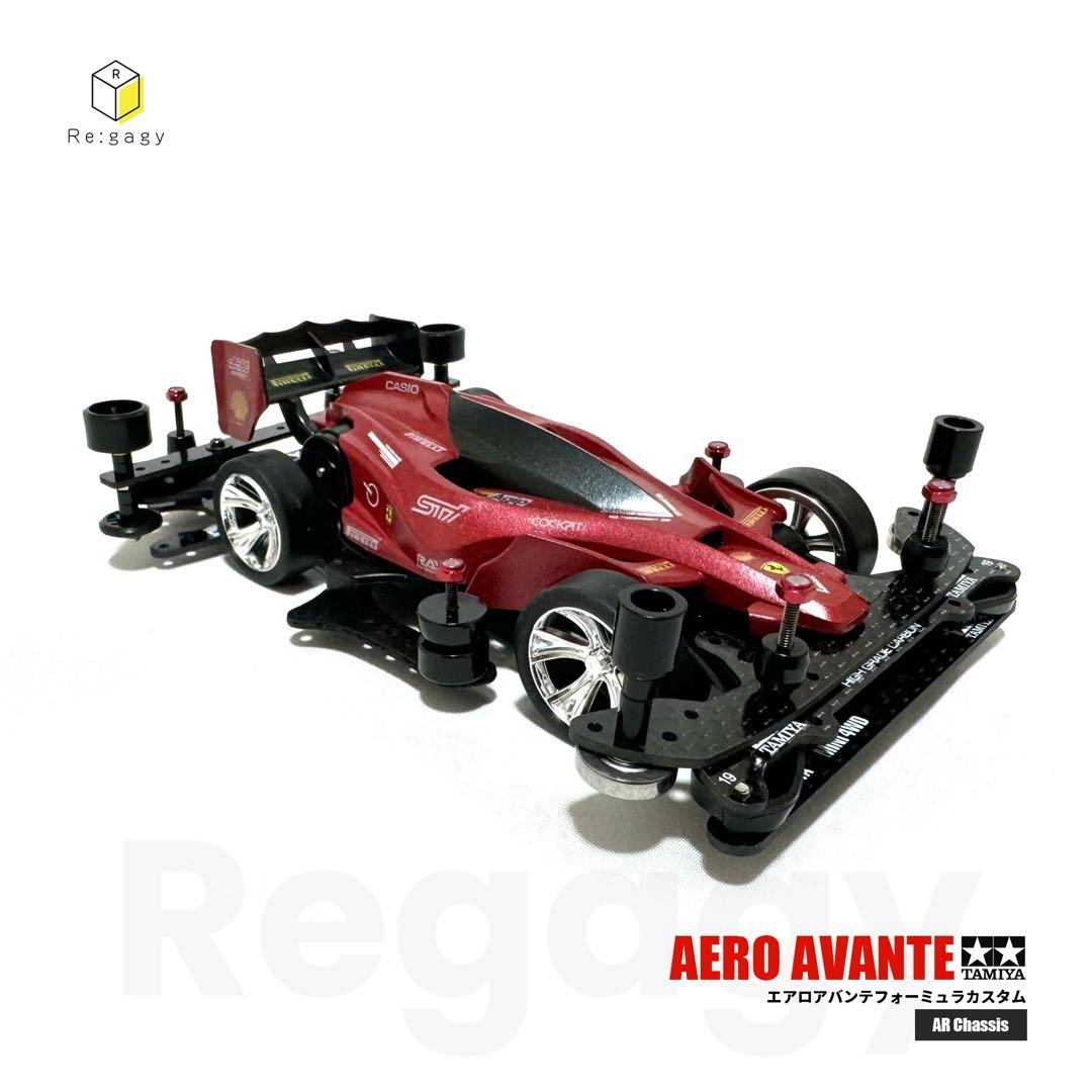 ミニ四駆 エアロアバンテ ARフォーミュラカスタム 塗装済み 完成品 未走行