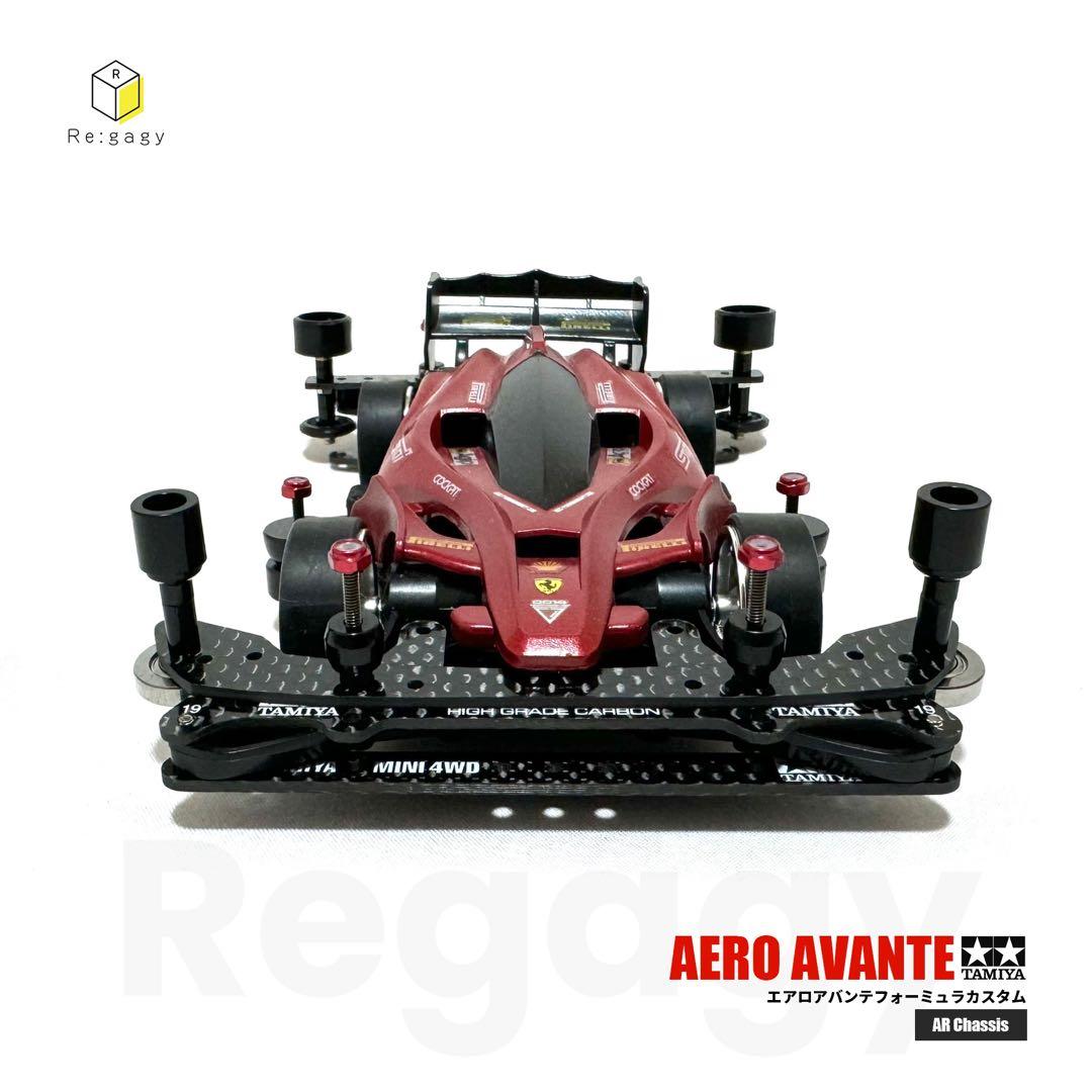 ミニ四駆 エアロアバンテ ARフォーミュラカスタム 塗装済み 完成品 未走行