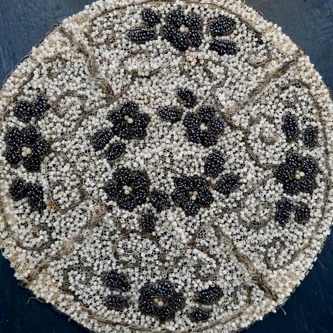 アンティーク ビーズ ヘッドドレス アート作品 フランス ブロカント