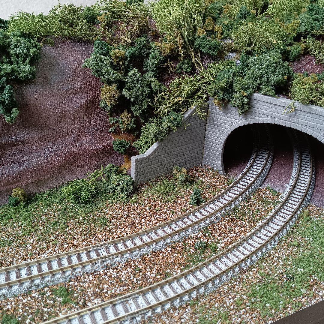 【特大サイズ】鉄道模型 Nゲージ 複線 ジオラマレイアウト 完成品