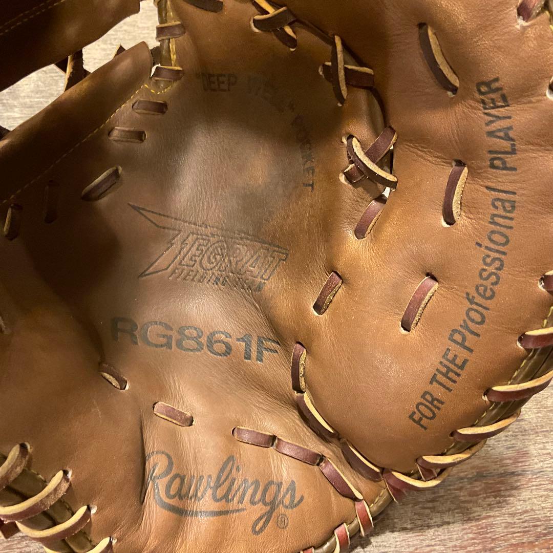 ローリングスのファーストミット 軟式グローブ TEGRAT RG861F 旧ロゴ