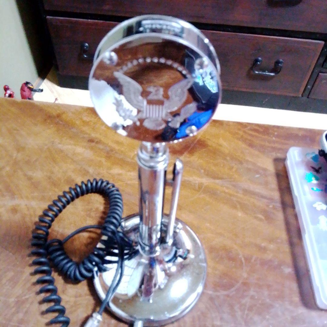 ASTATIC社トランシーバー クローム仕上げ アメリカ合衆国紋章付き