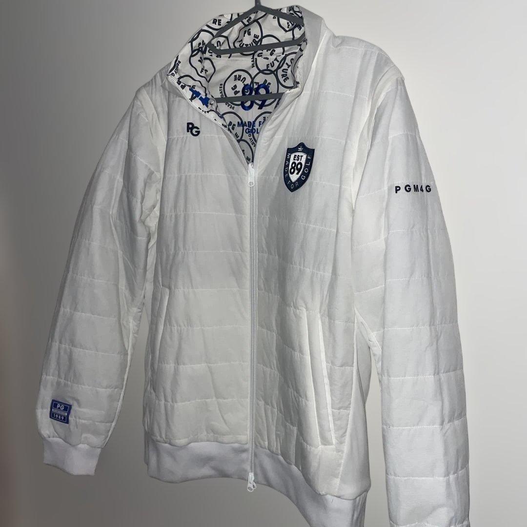 一度のみ着用PG EST 89 ホワイトジャケット2way リバーシブルLサイズ