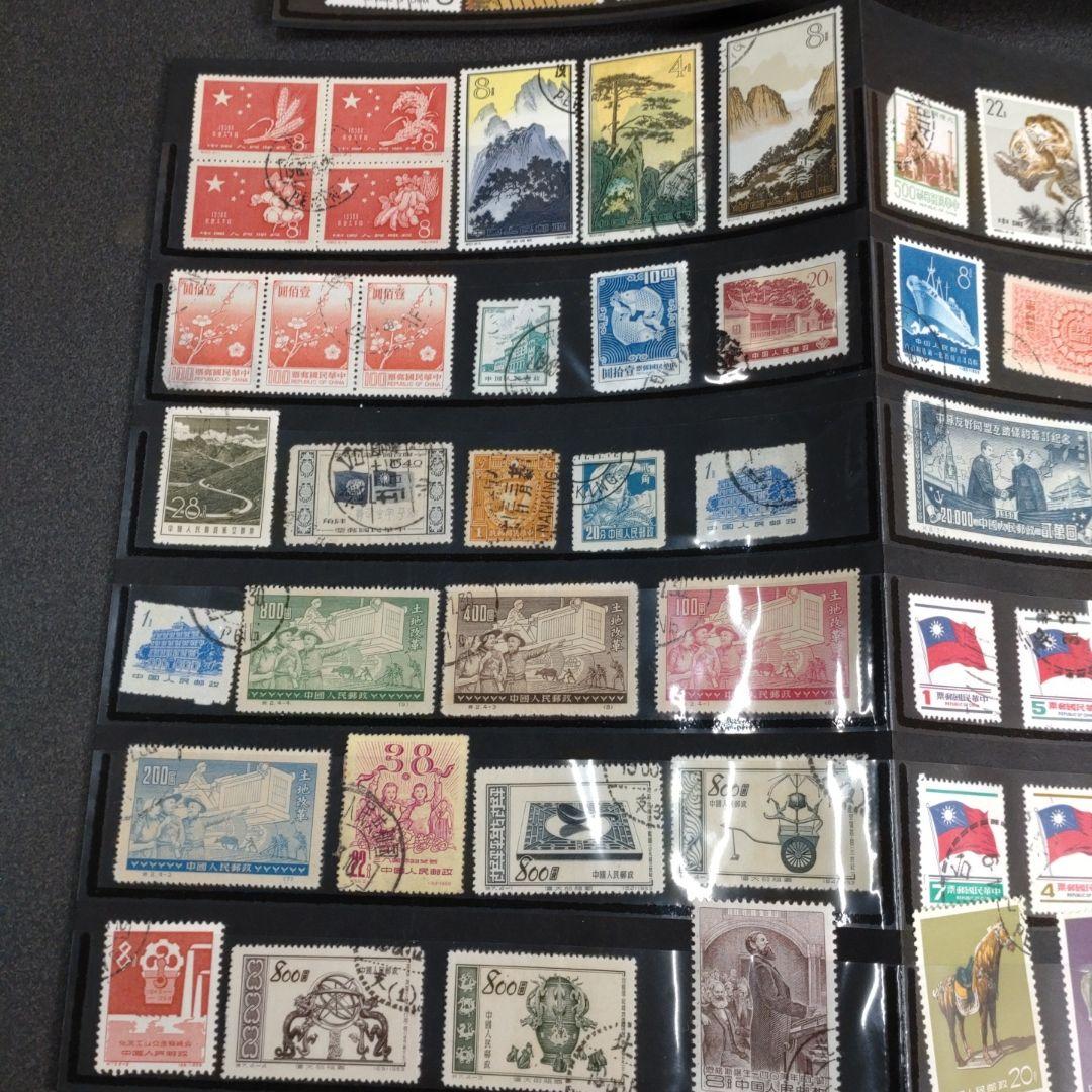 中国切手　消印あり、無し　混同　パンダ・日中青年友好交流など　切手まとめ