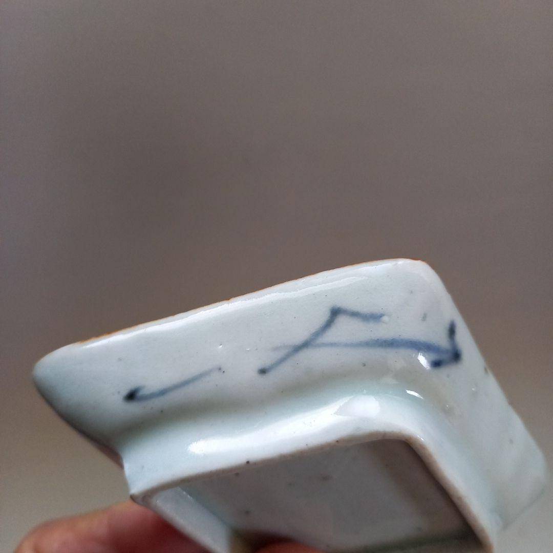 古伊万里　小皿　手塩皿　コンニャク印判　江戸骨董