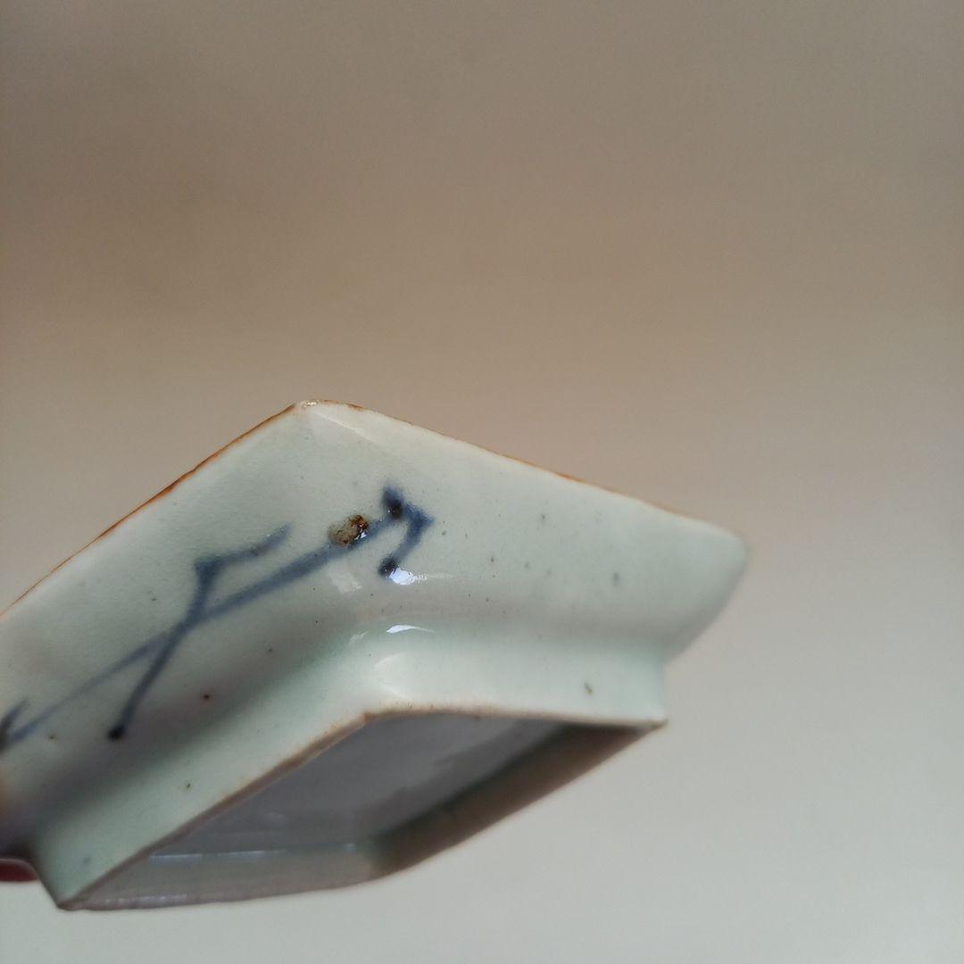 古伊万里　小皿　手塩皿　コンニャク印判　江戸骨董