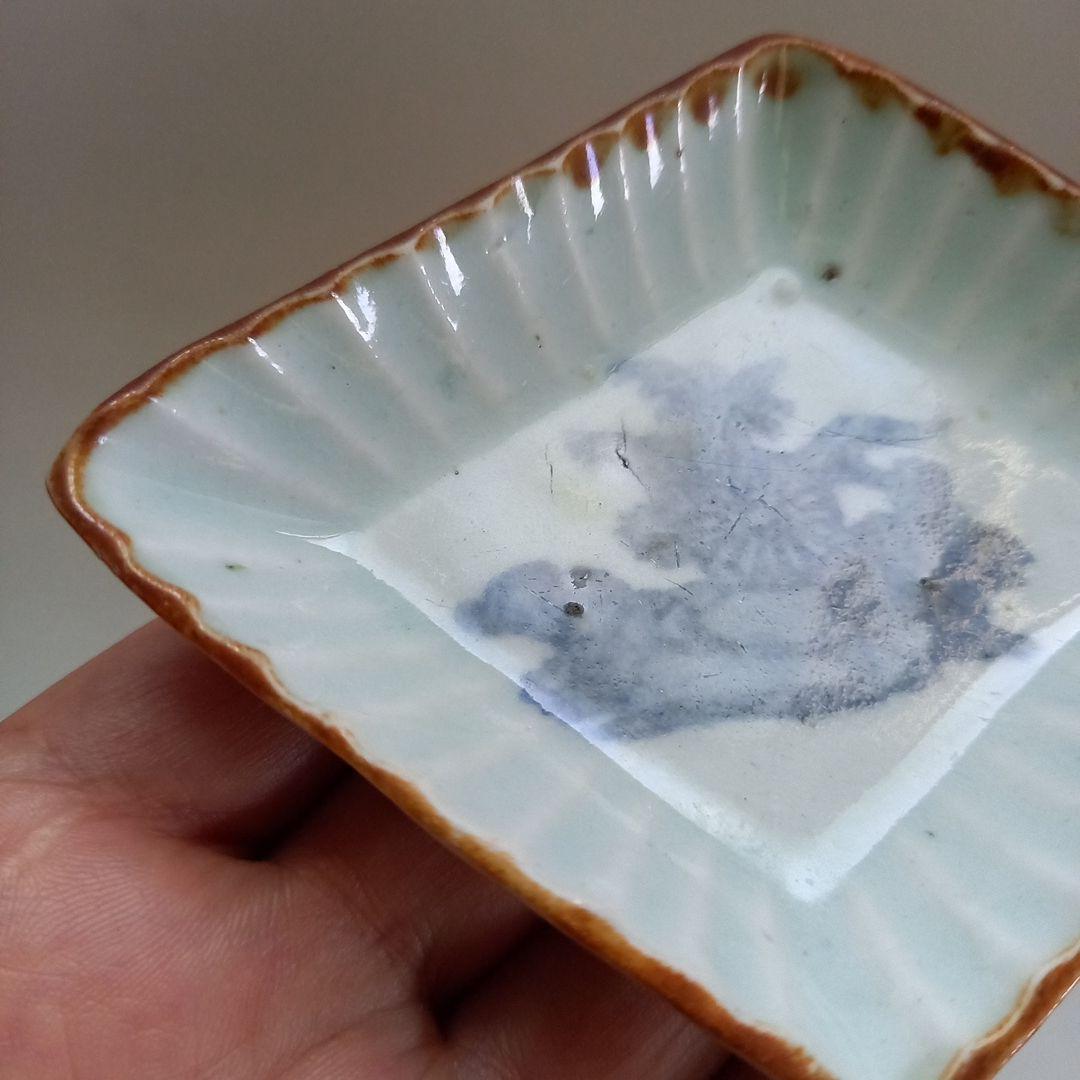 古伊万里　小皿　手塩皿　コンニャク印判　江戸骨董