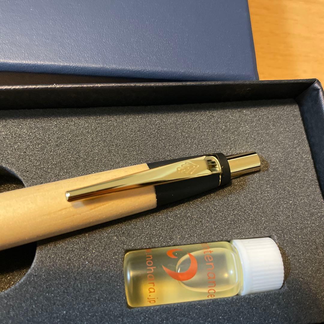 【期間限定値下げ】野原工芸 限定樹種 月山松 ボールペン　新型金色金具