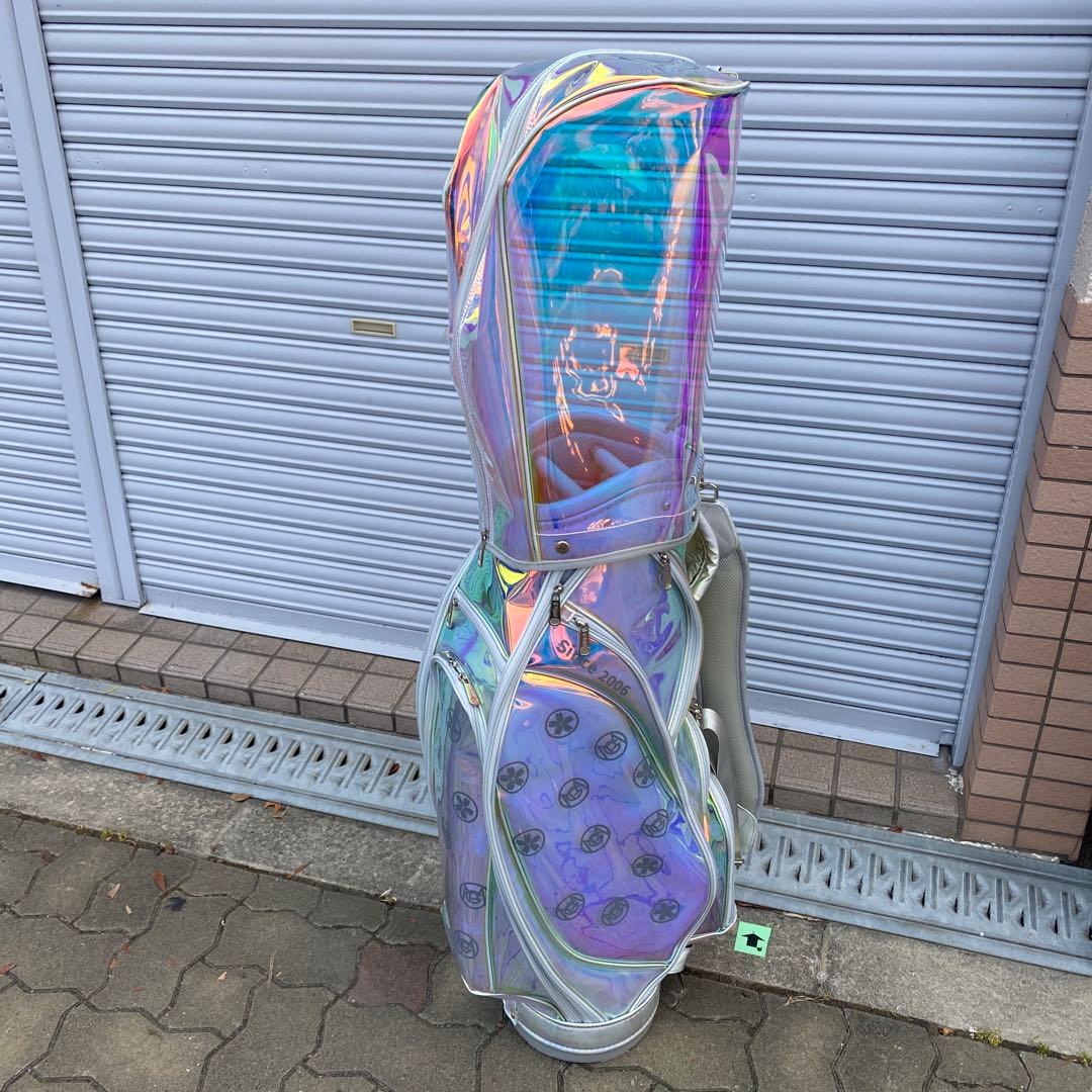 Mn様の専用ページ 新品未使用　虹色 透明ゴルフバッグ