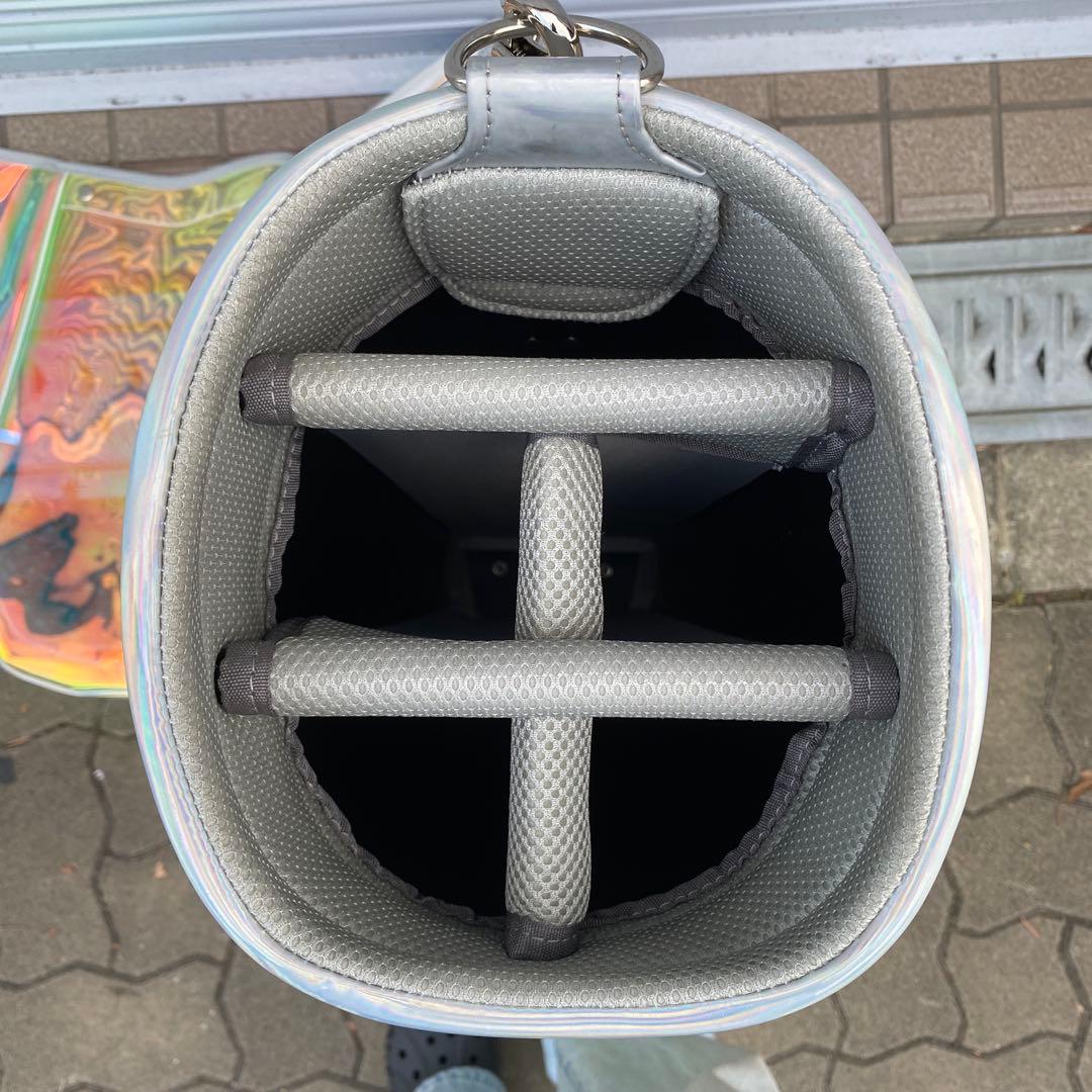 Mn様の専用ページ 新品未使用　虹色 透明ゴルフバッグ