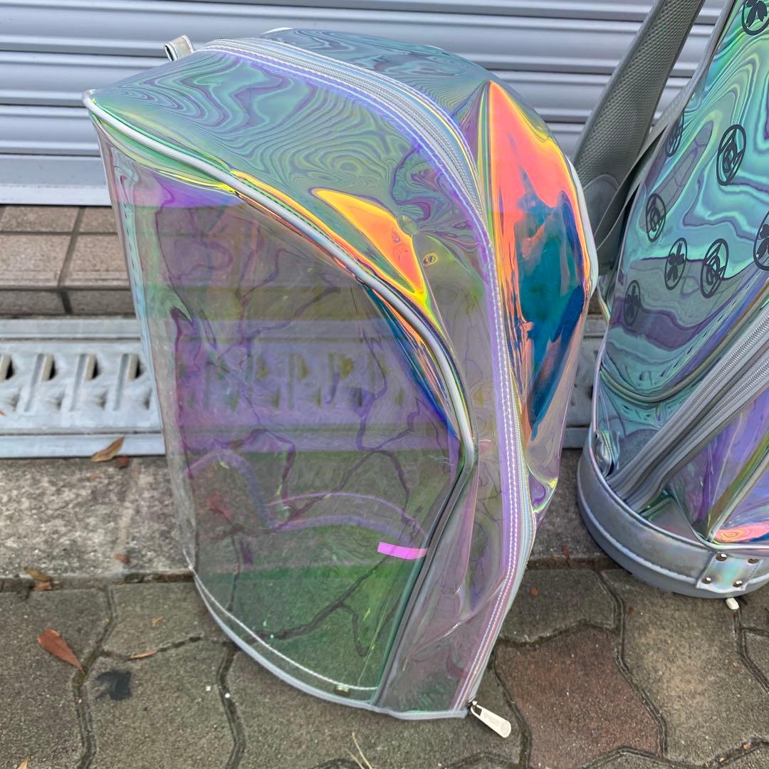 Mn様の専用ページ 新品未使用　虹色 透明ゴルフバッグ
