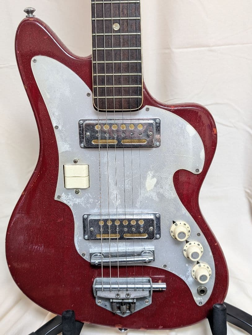 ビンテージ テスコ エレキギター 動作良好 ゴールドフォイル とても良い音です！