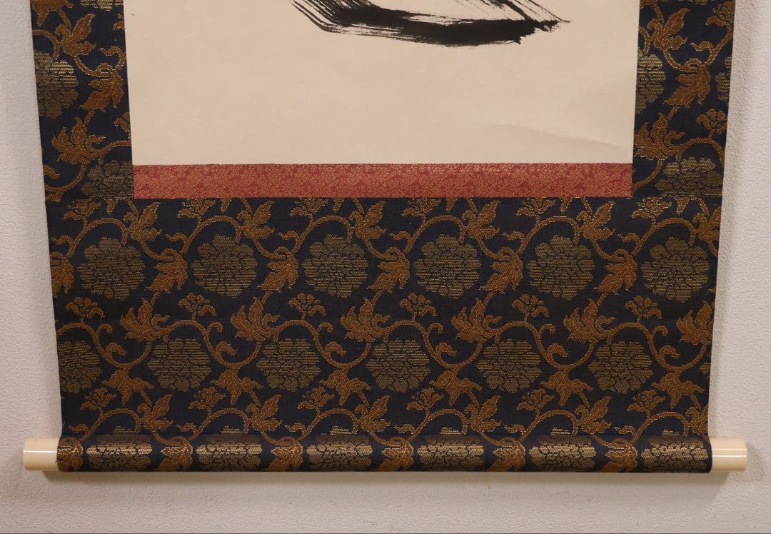 【真作】寿山(前田重作翁) 佛心大慈悲心是也 書 紙本 掛軸 明治生 CM410