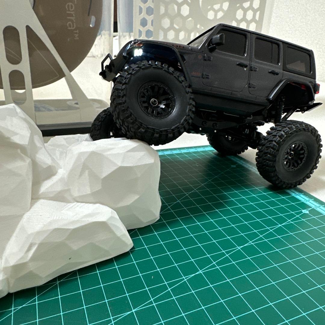 ミニッツ4×4 ラングラー　グレー　リフトアップ