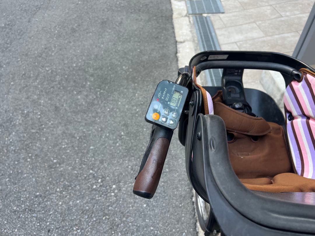 大阪府　子供乗せ　パナソニック　電動アシスト自転車 チャイルドシート付き
