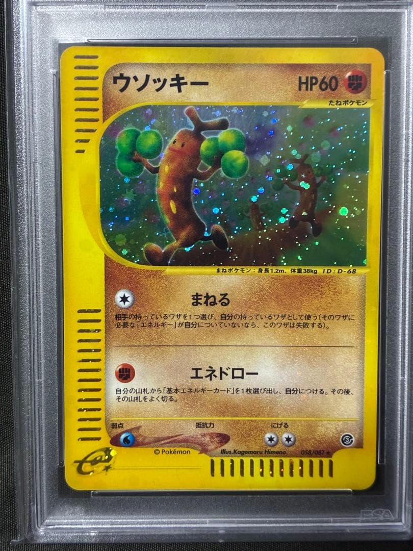 世界39枚 PSA10 ウソッキー カードe アンリミ 2002 058 18